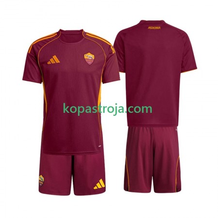 Billiga Fotbollströjor AS Roma Barn Hemma tröja 2025/26 Kortärmad